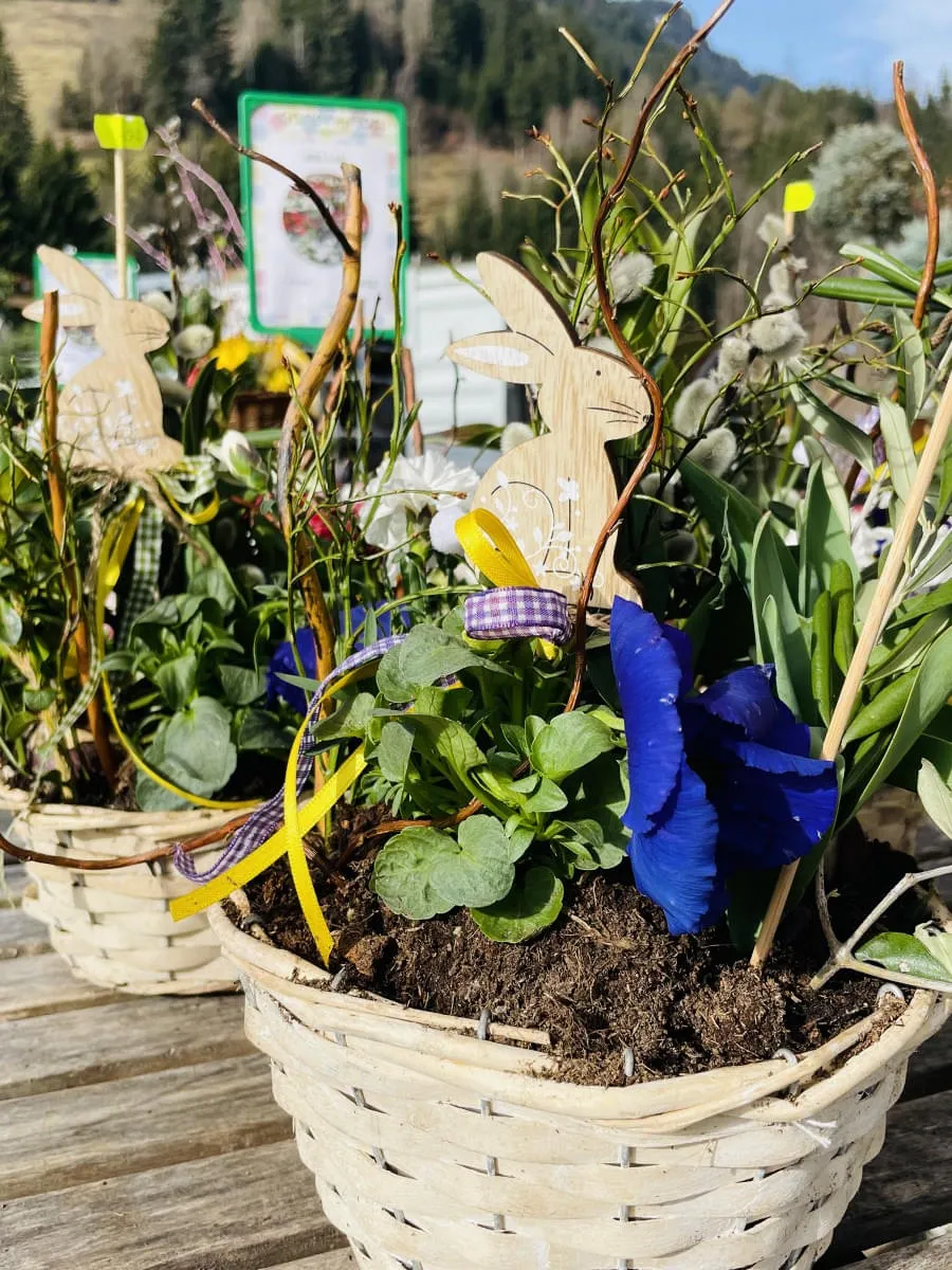 Osteraktion im Gartenshop